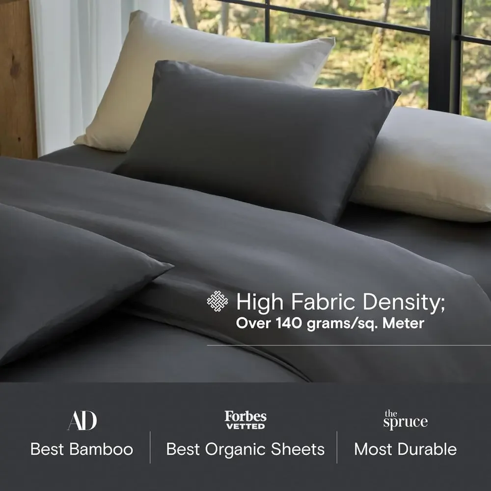 NWT Sijo DOZ Bamboo Sheet Set 4 Piece - 2 Sheets 2 Pillowcases Storm King